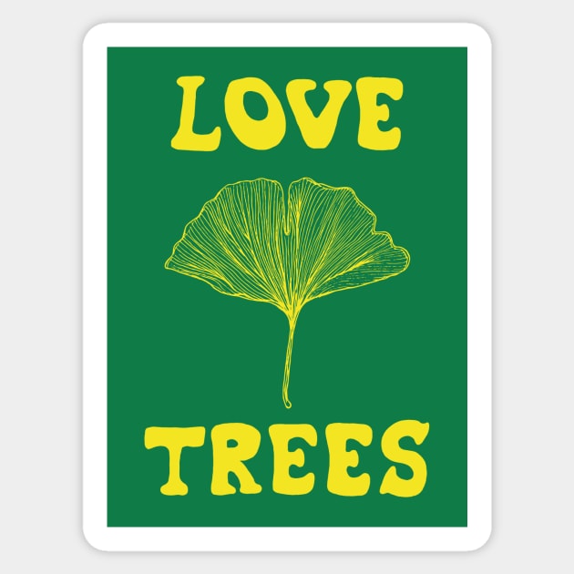 Love trees Sticker by MarjolijndeWinter